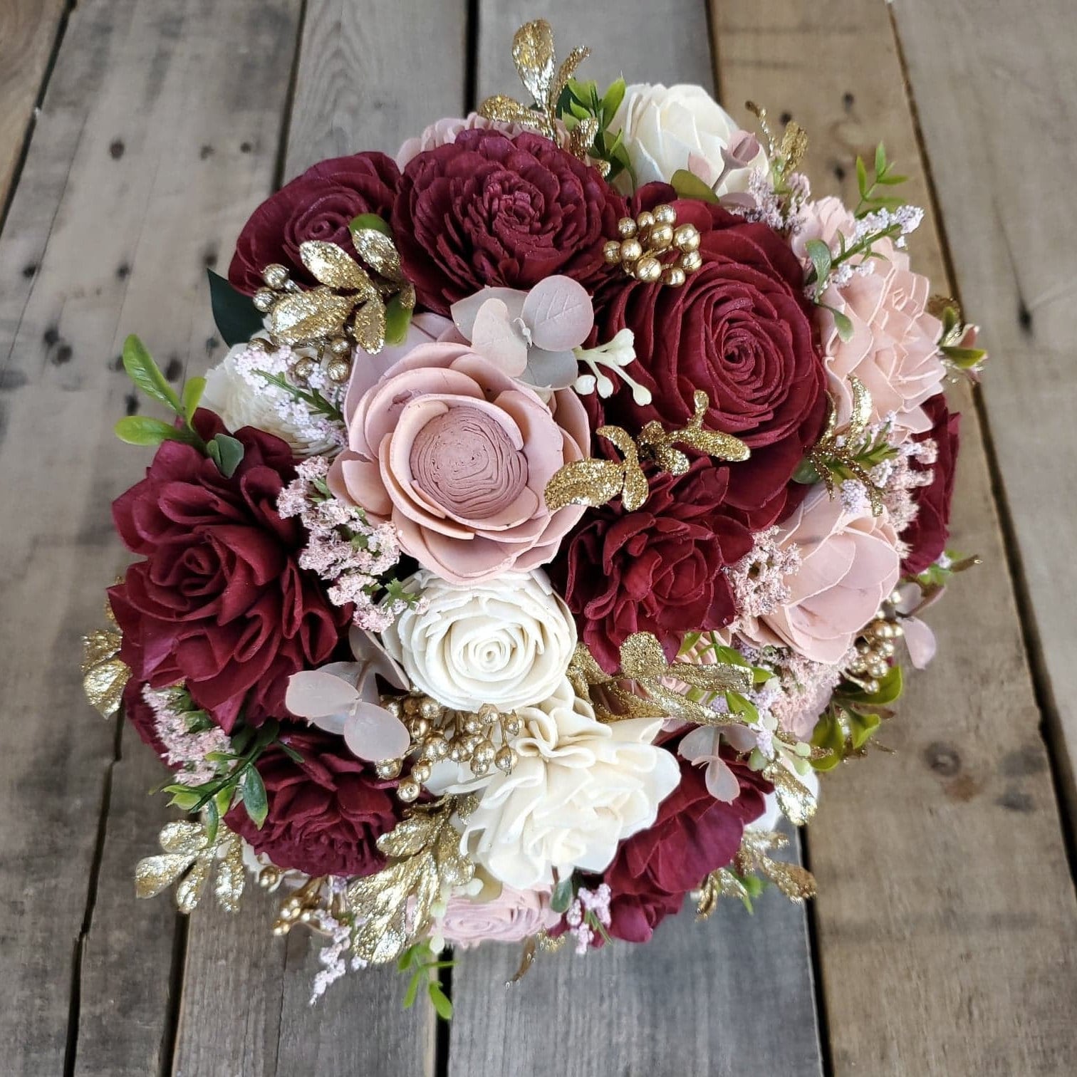 8 Burgundy and blush deals centerpieces