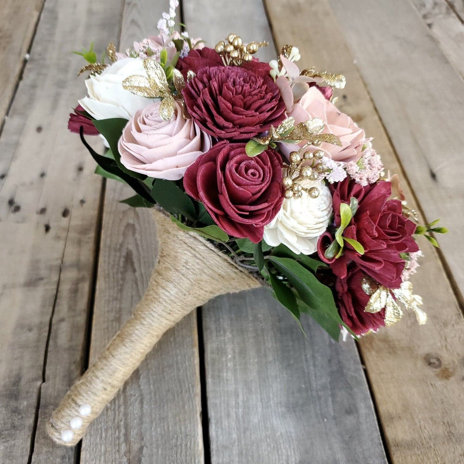 Dusty rose beige burgundy wedding shops Bridal flowers Fall wedding bouquet