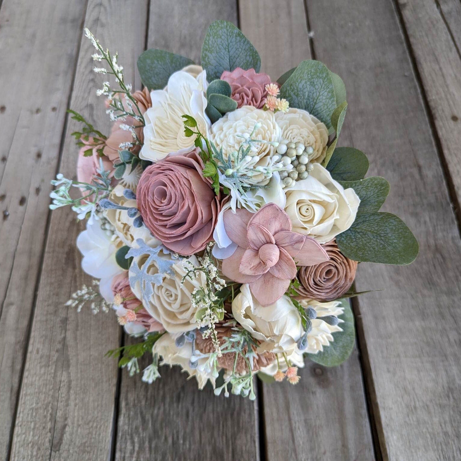 Pink bouquet, sola newest wood flowers, blush pink wooden bouquet