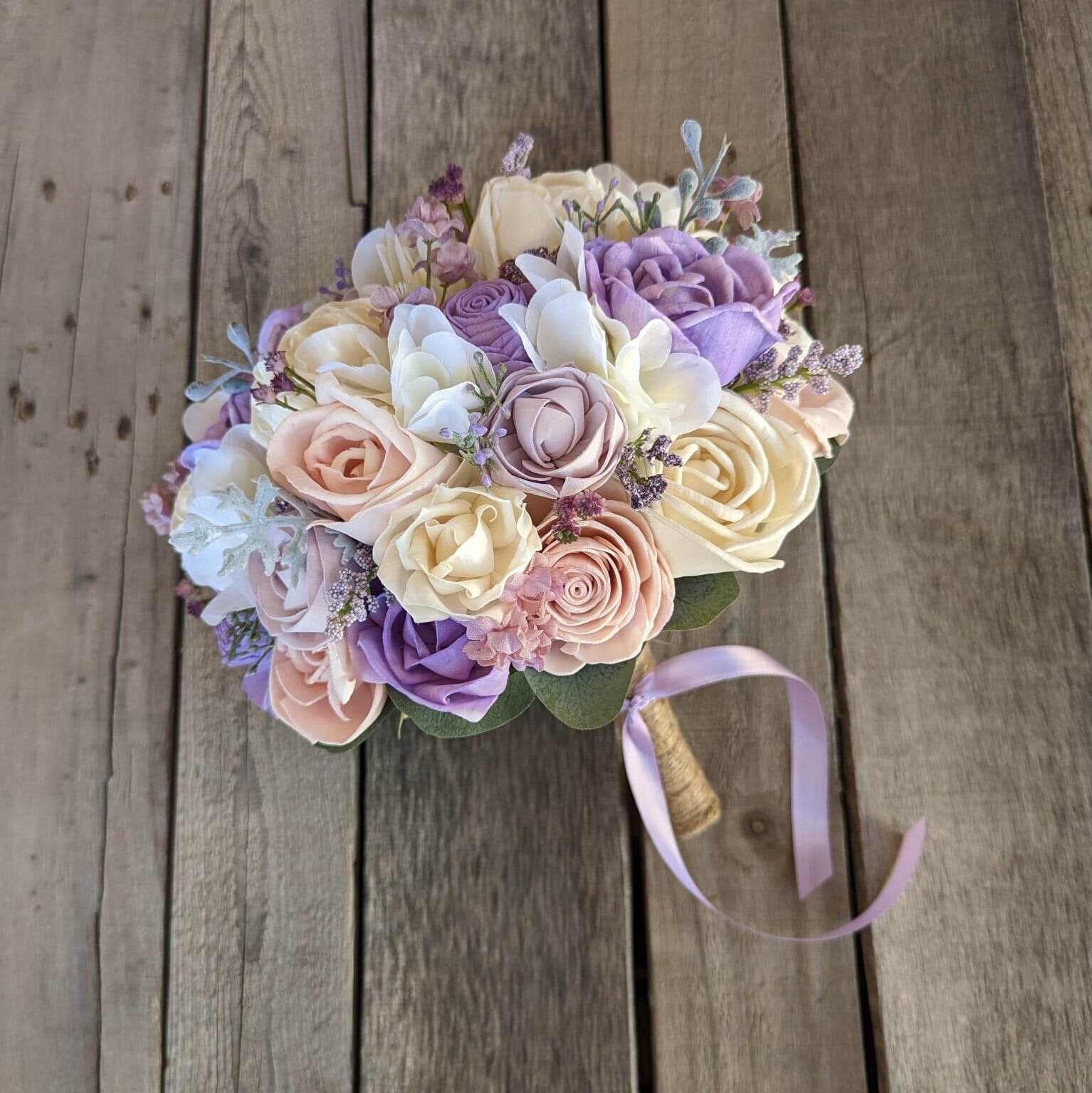 Blush popular and Mauve Quinceanera Bouquet