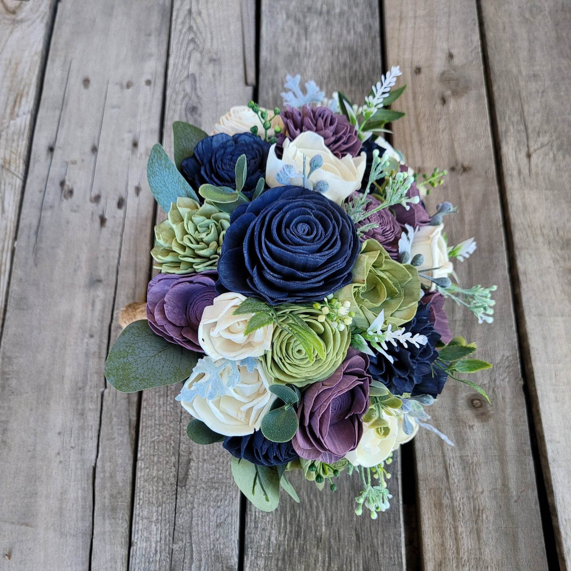 Lavender Bridal Bouquet Wood Flower Bridal Boutique Lavender Bride B Rose Bee Organics